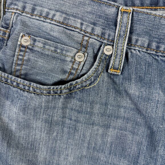 Levis 527 Jeans Mens 29x32 Blue Bootcut Light Wash Denim Pants Cowboy Western - Picture 3 of 16